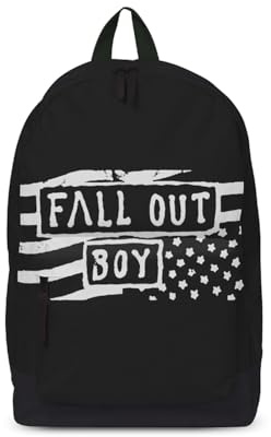 Rocksax Unisex Fall Out Boy - American Beauty/Psycho Backpack, Black, 43cm X 30cm X 15cm UK