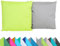JACK 2er Set Wende Outdoor Kissenhülle Kissenbezug 2-farbig 45x45cm Wasserfest Lounge Kissen Garten Stuhl Lotus Effekt, Farbe:Grau - Grün