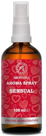 Sinnliches Aromaspray 100ml - Aromatherapie Raumspray - Spray zur Aromatisierung der Luft - Raumnebel - Kissen- und Leinenspray - Raumduft - Duftspray