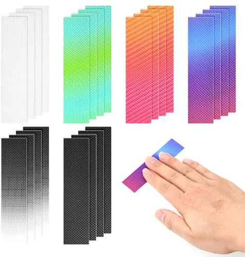 24 Stk Angst Sensorische Aufkleber, Einzigartige Beruhigungs Sensorstreifen Stressabbau Taktile Raue Strukturierte Relief Tape Spielzeug Für Büro Klassenzimmer Erwachsene Teenager