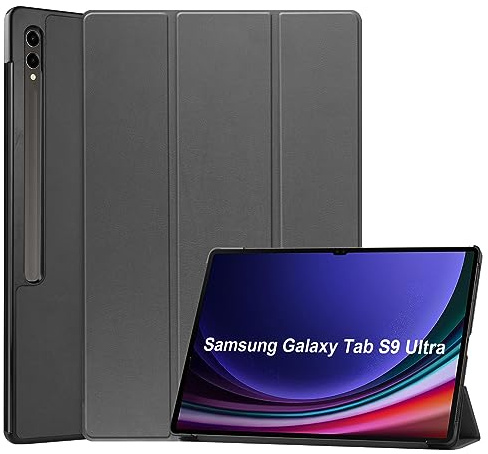 Lobwerk Case für Samsung Tab Galaxy S9 Ultra SM-X910 SM-916B 14.6 Zoll Schutzhülle Tasche mit Standfunktion und Auto Sleep/Wake Funktion