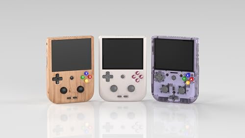 SXMA RG405V - Consola de juegos de mano, pantalla IPS de 4 pulgadas, CPU T618, sistema Android 12, portátil, recargable, retro, videojuegos, para niños y adultos, tarjeta TF de 128 G, color gris