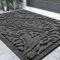 Yimobra Door Mat, Heavy Duty Front Welcome Mats for Home Entrance Outdoor Indoor, Doormat for Outside Back Patio Floor Entry Porch Garage Office, 120 x 80 cm, Grey