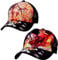 Hilloly Hat, 2 Pcs Anime Baseball Caps, Breathable Mesh Cap Luffy hat for Kids Suitable for Children Aged 3-8 Summer Sun Adjustable Hats
