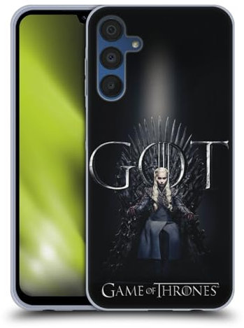 Head Case Designs Offizielle HBO Game of Thrones Daenerys Targaryen Season 8 for The Throne 1 Soft Gel Handyhülle Hülle kompatibel mit Samsung Galaxy A15