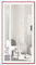 Zanzariera per porta finestra, zanzariera, senza fori, porta scorrevole per porta balcone, 100x250 cm/bianco