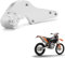 Runfarr 320 mm Dirt Bike Bremssattel Adapter Sattelhalterungen CNC für SX SXF XCW XC XCF XCFW EXC FE FC FX-Silber