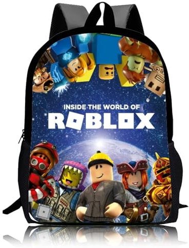 yumcute Rob2 Robo lox Rucksack Kindergarten Mädchen Jungen, Stitch Kindergartenrucksack für Mädchen Jungs von 4-12 Jahren, Kinderrucksack 36cm x 24cm x 11cm, Das Perfekte Geschenk für Mädchen