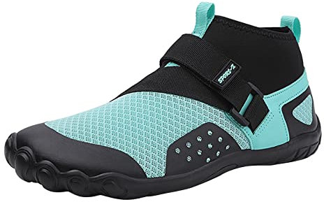 DuBiytlk Und Bequem Damen Slipper Damen BarfußSchuhe Männer und Frauen Schwimmschuhe Leichte Schwimmschuhe Waten Tauchen Strandschuhe Frauen Yoga Haut Schuhe Graue Sneaker Damen (Mint Green, 38)