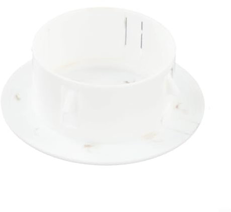 Eawfgtuw Cache-trou mural décoratif en plastique pour trous et ouvertures de climatisation, blanc (70 mm)