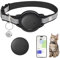 Cat Tracker - Real -Time GPS Tracker for Cats - No Monthly Fee - Works with Apple Find My (Only iOS) - Elastic Cat Collar - GPS Tracking Device Cats Collar(1 Pack)