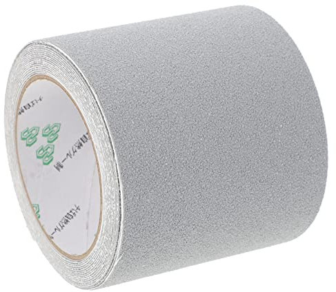 MUSISALY 1 Rolle Rutschfeste Aufkleber Wasserdichtes Band Klebestreifen Anti-traktionsband Rutschfester Aufkleber Für Die Dusche Rutschfester Treppenaufkleber Kein Klebeband Peva Grey