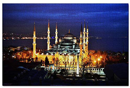 Türkei Blaue Moschee Istanbul Puzzle für Erwachsene 1000 Teile Reisegeschenk Souvenir 38x26CM