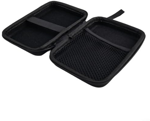 Alanmoship Hartschalen-Schutzhülle für Garmin Edge 1030 Plus Edge 1040 Edge Explore, GPS, Fahrradcomputer, schützende EVA-Aufbewahrungstasche, Schwarz, 10 x 10 x 4,5 cm