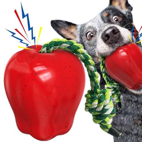 Xijobido Quietschspielzeug Für Hunde,Welpen Zahnungshilfe Frucht Quietscher - Interaktives Spielzeug Für Aggressives Training Jagen Zahnung | Gegen Langeweile Spielzeit Zu Hause
