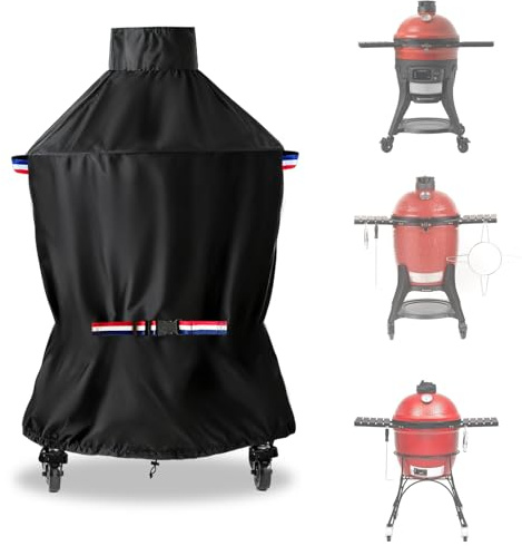 Grillabdeckung für Kamado Joe und Large Big Green Egg Cover, Large Big Green Egg Grill Zubehör, Wasserdichte Grillabdeckungen