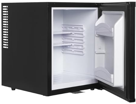 Corby Eton 35L abschließbare Minibar in Schwarz – EU-Stecker
