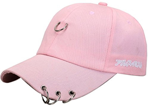 Belsen Damen Stift Ring Reifen Vintage Baseball Cap Trucker Hat (rosa)