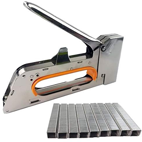 WSS - 4/6/8mm Steel Staple Gun Tacker Upholstery Stapler DIY with Free 2500 Staples