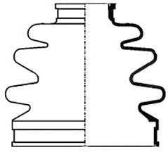Borg & Beck BCB2398 Cv Joint Boot Kit To Fit Kia Sedona CRDi