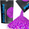 Hemway Premium Automotive Glitter Flake Paint Additive - Purple Holographic | Fine Metal Flakes for Car, Truck, RV, Motorbike & Boat Decoration | Mix with Auto Paint | 100 g