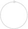 PLANETYS - Figarokette Armband 925 Sterling Silber rhodiniert (1+3) 1.5 mm Breite Längen: 19 cm