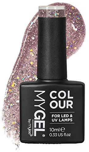 MyGel by MYLEE Smalto Gel Semipermanente 10 ml [Disco Ball ] UV/LED Nail Art Manicure Pedicure per Uso Professionale e Domestico - Lunga Durata e Facile da Applicare