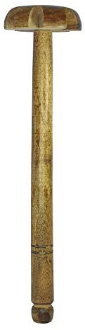 Garden of Arts Stylish Wooden Handicrafted Whisk Beater, Mathani, Ravi, Ravai Churner