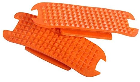 QHP Steigbügel-Tritte Steigbügel-Einlagen Color für Steigbügel (11 cm, Orange)