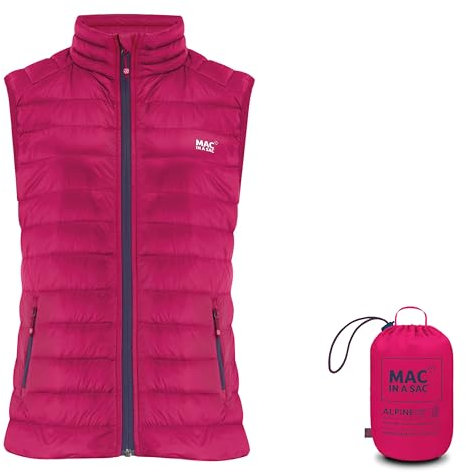 Mac in a Sac Alpine Womens Down Gilet - Fuchsia - XS