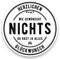 Etikett Nichts – du hast ja alles, witziges Geschenk zum Geburtstag, für Männer und Frauen, lustige Idee zum Verzieren von Kleinigkeiten, selbstklebend, rund (schwarz auf weiß, 9,5 x 9,5)