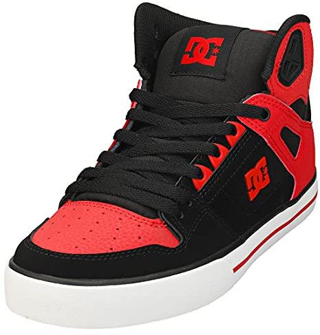 DC Shoes Herren Pure Sneaker, Fiery Red White Black, 43 EU