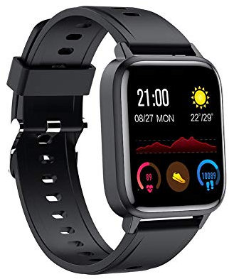 Kongxin IP68 - Smart con registratore di temperatura, impermeabile, con cardiofrequenzimetro, pressione arteriosa e ossigeno