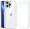 NEW'C Coque pour iPhone 13 Pro Max (6,7) Ultra Transparente Silicone en Gel TPU Souple et 2 × Verre trempé pour iPhone 13 Pro Max (6,7) Film Protection écran