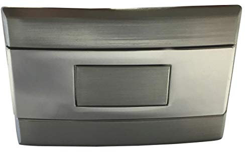 BELTINGER Gürtelschnalle 3,5cm | Buckle Wechselschließe Gürtelschließe 35mm Massiv | Für Wechselgürtel bis zu 3.5cm Breite | Silber