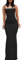 Women Spaghetti Strap Sleeveless Long Dress Solid Color Bodycon Fish Tail Dress Party Evening Maxi Dress (Black, XS)