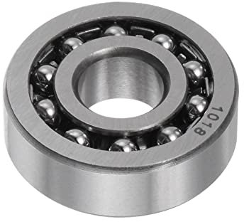 sourcing map 1018 Selbsteinstellende Kugellager 8mm 22mm 7mm Chromstahl für Getriebe