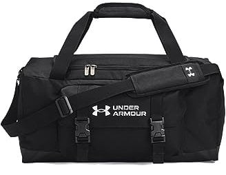 Under Armour Unisex-Sporttasche, UA Gametime Duffle SM - Black, White, Einheitsgröße, schwarzes, Tek Beden, Training