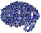 Lebensquelle Plus Splitterkette | Endlos ohne Verschluss | 80-90 cm lang | Edelstein Splitter Kette (Lapislazuli)