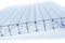 AtHaus® Polycarbonat Hohlkammerstegplatten - 200 Maße zur Auswahl | 1210 x 605-10mm Stärke | UV-beständigen (Transparent)|stoßsicheren Doppelstegplatte Gewächshausplatte Stegplatten