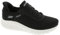 Skechers Femme Bobs Squad Chaos in Color, Maille filetée Noire, 36 EU