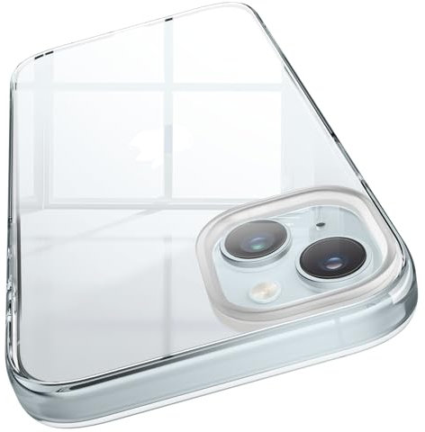 elago Hybrid Clear Hülle Kompatibel mit iPhone 15 Plus Hülle, Kristall Klar, Durchsichtige Case, PC + TPU Hybrid-Technologie, Fallschutz in US-Militärqualität, Reduzierte Vergilbung (Transparent)