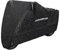 Motorrad Abdeckung Sitz, Motorradabdeckung, Wasserdicht Extra StrapazierfäHig Motorrad Abdeckung Winter,Schwarz-245 * 105 * 125cm