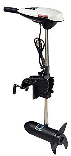 Außenbordmotor, 12V 65LBS Schub Außenbordmotor Elektrobootmotor Angeln Bootsmotor, für Boot Motor aufblasbare Angeln, Kajak, Süßwasser & Salzwasser, Höchstgeschwindigkeit 11km/h
