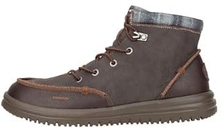 HEYDUDE Bradley Classic - Scarpe Uomo Slip-On Stivaletti, Brown, 40