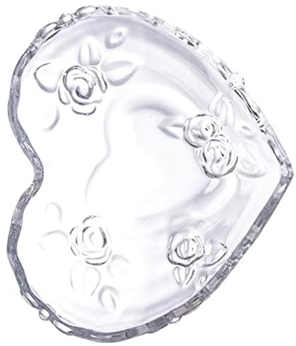 IMIKEYA Assiette en Verre Design Simple Plateau De Service Polyvalent Plat Décoratif pour Aliments Dîner Collation Salade