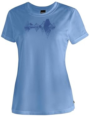 Maier Sports Tilia Pique W, Damen T-Shirt, Funktionsshirt mit Rundhals | Für Wandern und Freizeit, Dryprotec Technologie für schnelles Trocknen, Atmungsaktiv, Perfekt für den Sommer