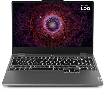 Lenovo LOQ Gaming Laptop | 15.6 Full HD 16:9 Display | 144Hz | AMD Ryzen 7 7435HS | 24GB RAM | 1TB SSD | NVIDIA GeForce RTX4060 TGP 105W | G-Sync | Win11 Home | QWERTZ | grau | AI Chip LA1