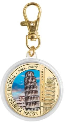REIWAN Gedenkmünze 1173-2023 Der Schiefe Turm Von Pisa Vergoldete Gedenkmünze Challenge Coin Souvenir Sammlergeschenk