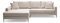 Liadomo Sofa Hilary Mink - Modernes Cord-Ecksofa - Couch mit Hohem Sitzkomfort - Pflegeleicht & Formstabil - Made in Europe - Sofa L Form Links, Beige